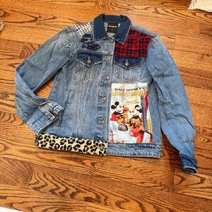 Desigual Mickey Mouse Denim Jacket, S, NWOT
